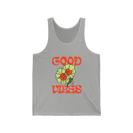 Good Vibes Customized Unisex Jersey Tank
