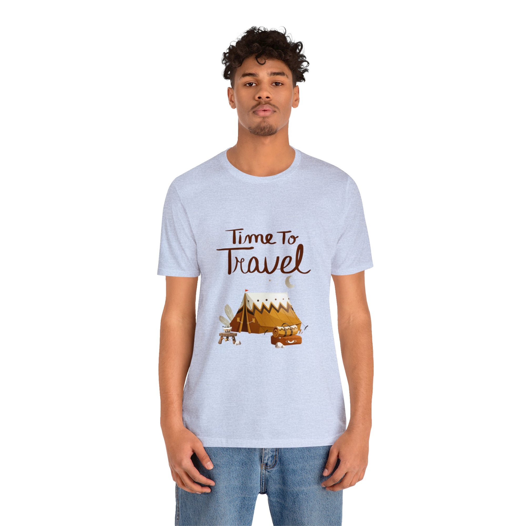 Time To Travel Customized Unisex Jersey Short Sleeve Tee